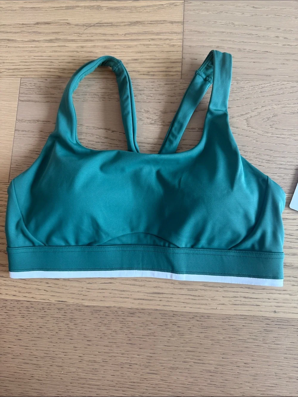Athleta Green Set- Leggings with Matching Sports Bra - Picture 8 of 12